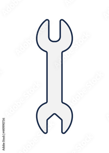 gray wrench illustration © grgroup