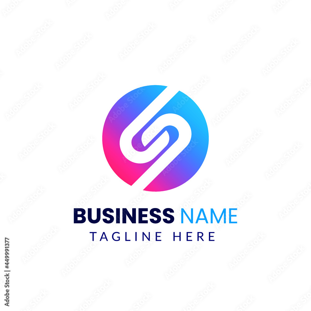 Gradient s Letter logo Design Template Gradient s Letter logo Design Template
