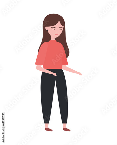 happy woman design