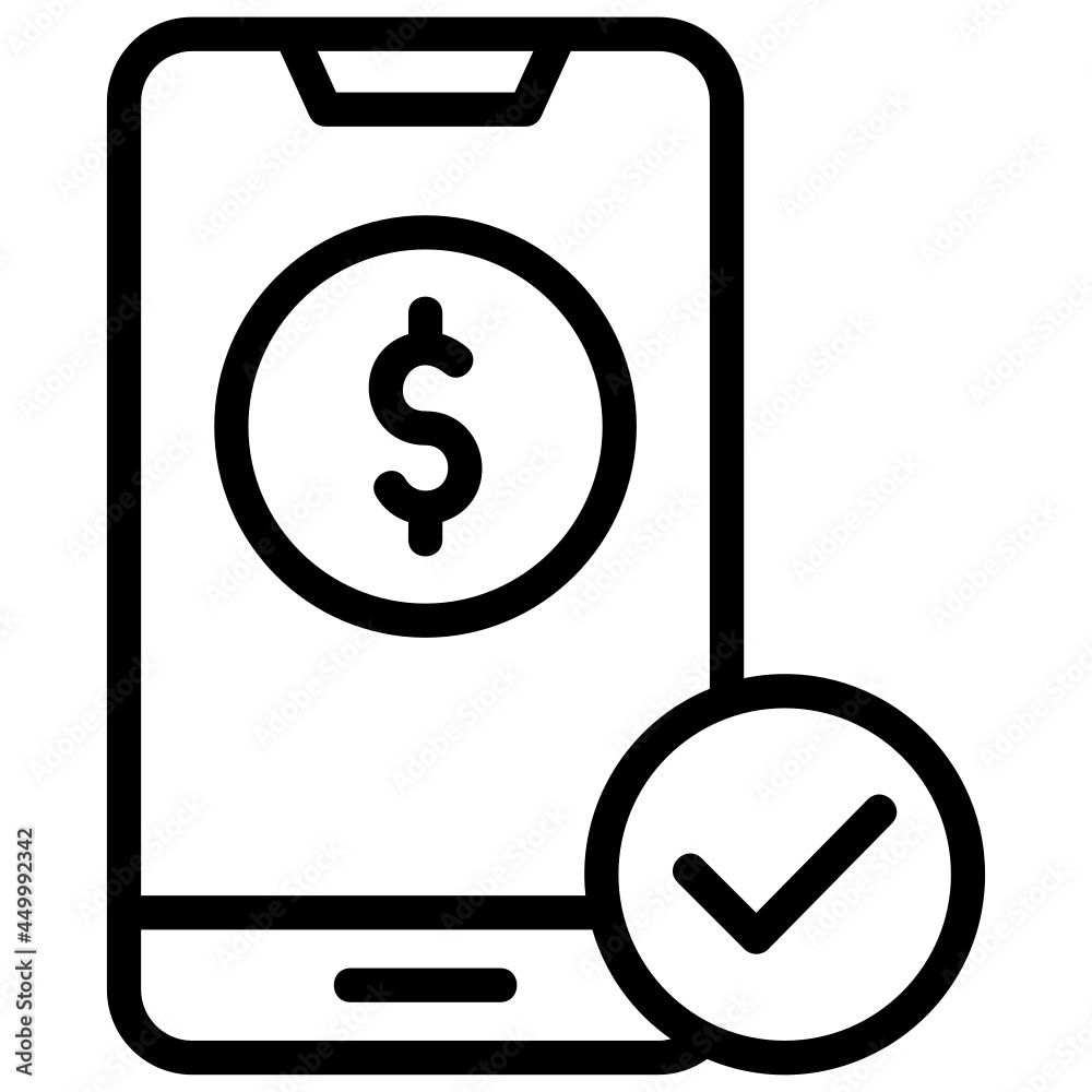 Online Payment line icon Online Payment line icon