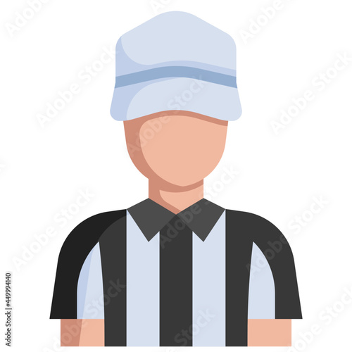 REFEREE flat icon