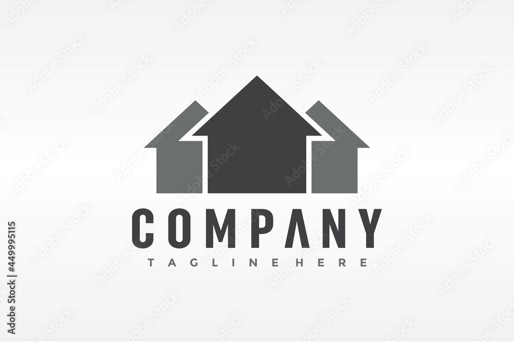 Fototapeta premium three home logos