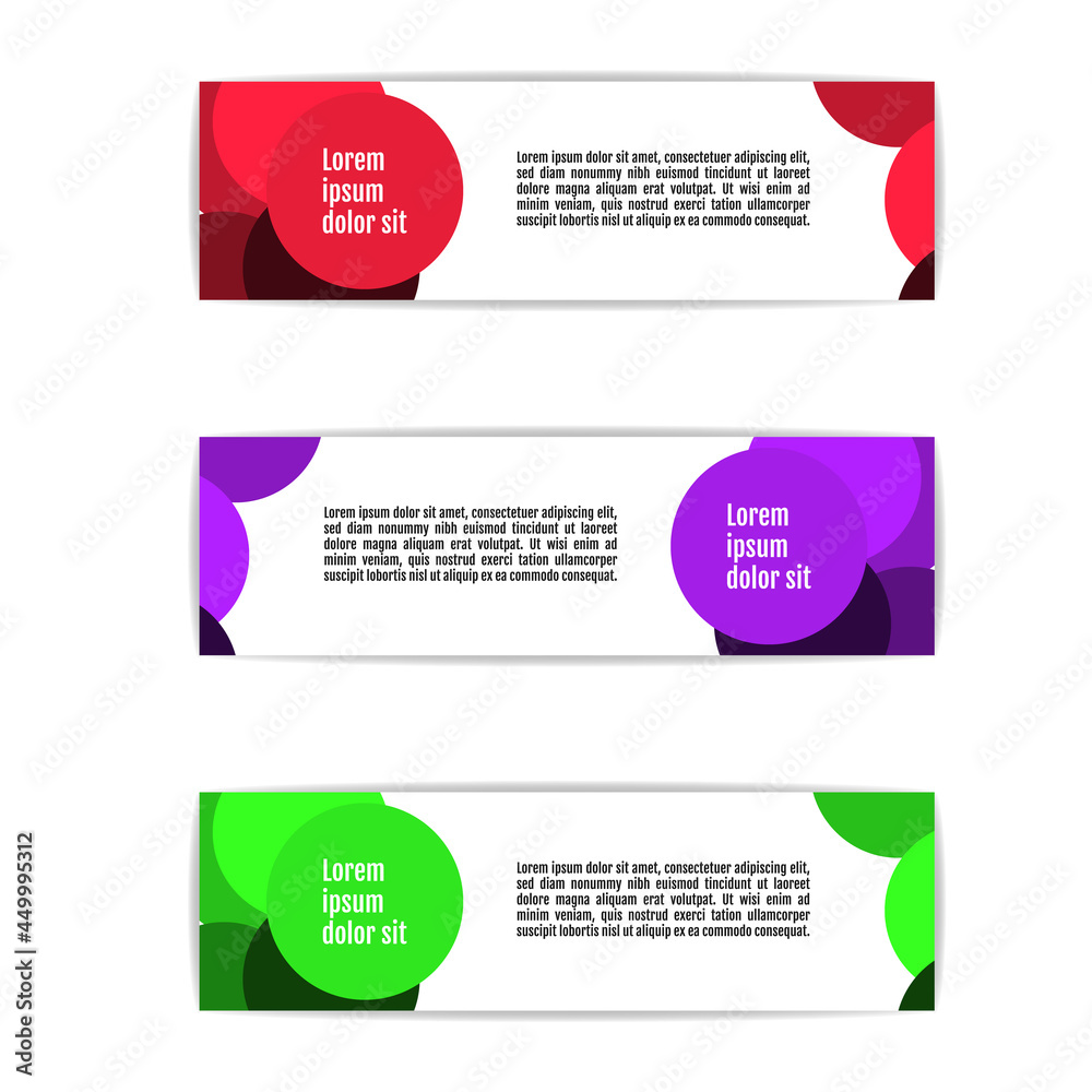 Abstract banner design web template Vector Eps 10 Abstract banner design web template Vector Eps 10