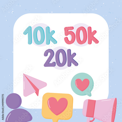 followers counter card