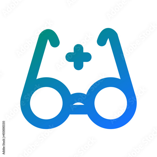 Eye glass icon