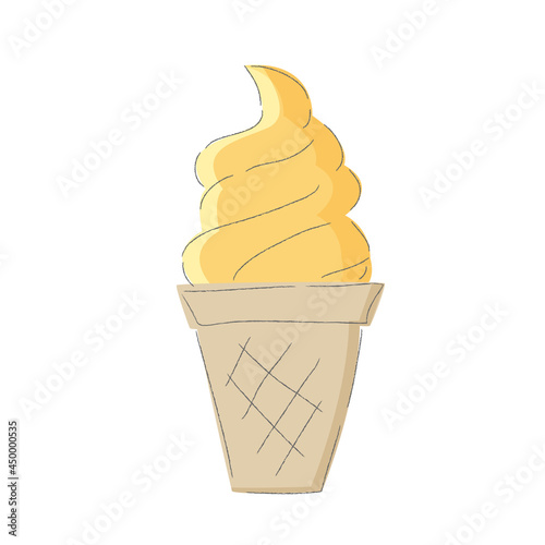 アイスクリームのベクターイラスト