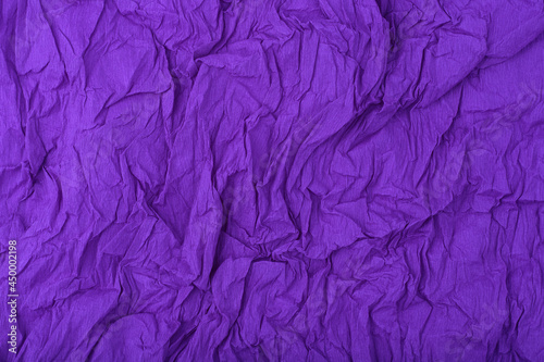 Obraz na płótnie Purple crumpled paper texture background with space for text. Crumpled abstract background. Concept of template for design w salonie