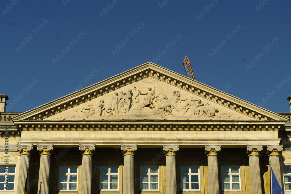 Fototapeta premium Holidays in Belgium. Discovering Brussels