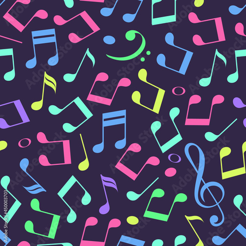 Simple messy colorful music...