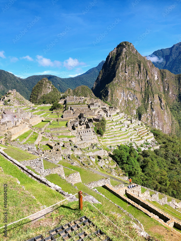 [Peru] Scenery of Machu Picchu and Huayna Picchu Mountain