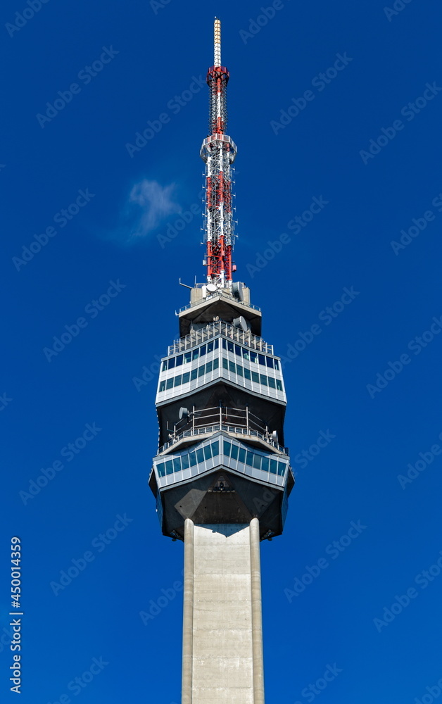 Television tower on the Avala hill. Belgrade, Serbia Television tower on the Avala hill. Belgrade, Serbia
