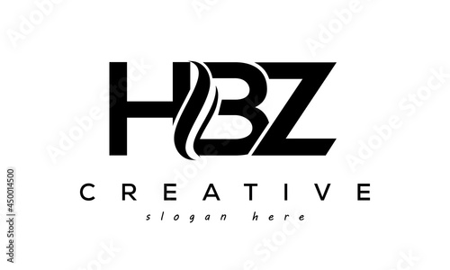 Letter HBZ creative logo design vector	 photo