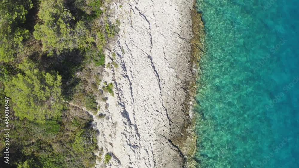 Aerial view of Palinski otoci islands in Hvar, Adriatic Sea in Croatia Aerial view of Palinski otoci islands in Hvar, Adriatic Sea in Croatia