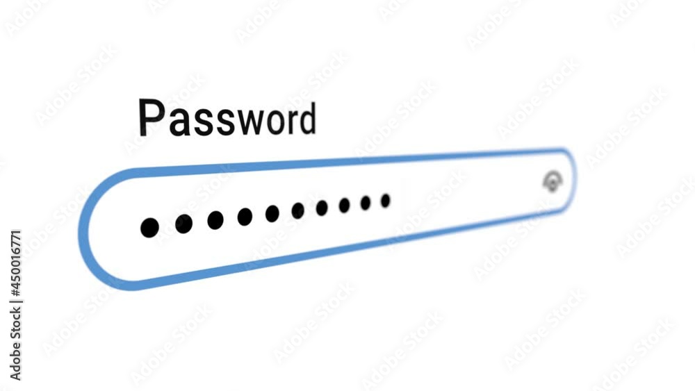 Password entry. Someone typing their password on a computer screen. Login entering page. Close up, shallow depth of field. Loop animation Password entry. Someone typing their password on a computer screen. Login entering page. Close up, shallow depth of field. Loop animation