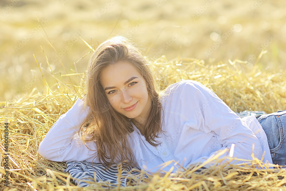 beautiful long hair brunette field summer wind, healthy long hair beautiful girl nature beautiful long hair brunette field summer wind, healthy long hair beautiful girl nature