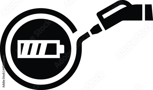 Electric Vehicle Charging Station Icon