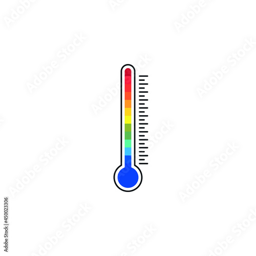 Thermometers icon. Vector image isolated on white background