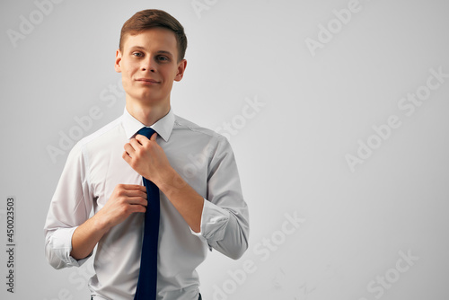 manager in shirt with tie self confidence successful entrepreneur