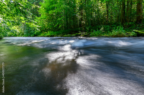 river lainsitz near weitra in the lower austrian region waldviertel photo