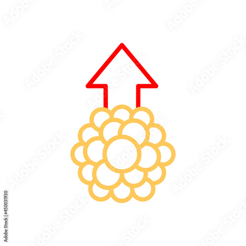 fat cells and up arrow