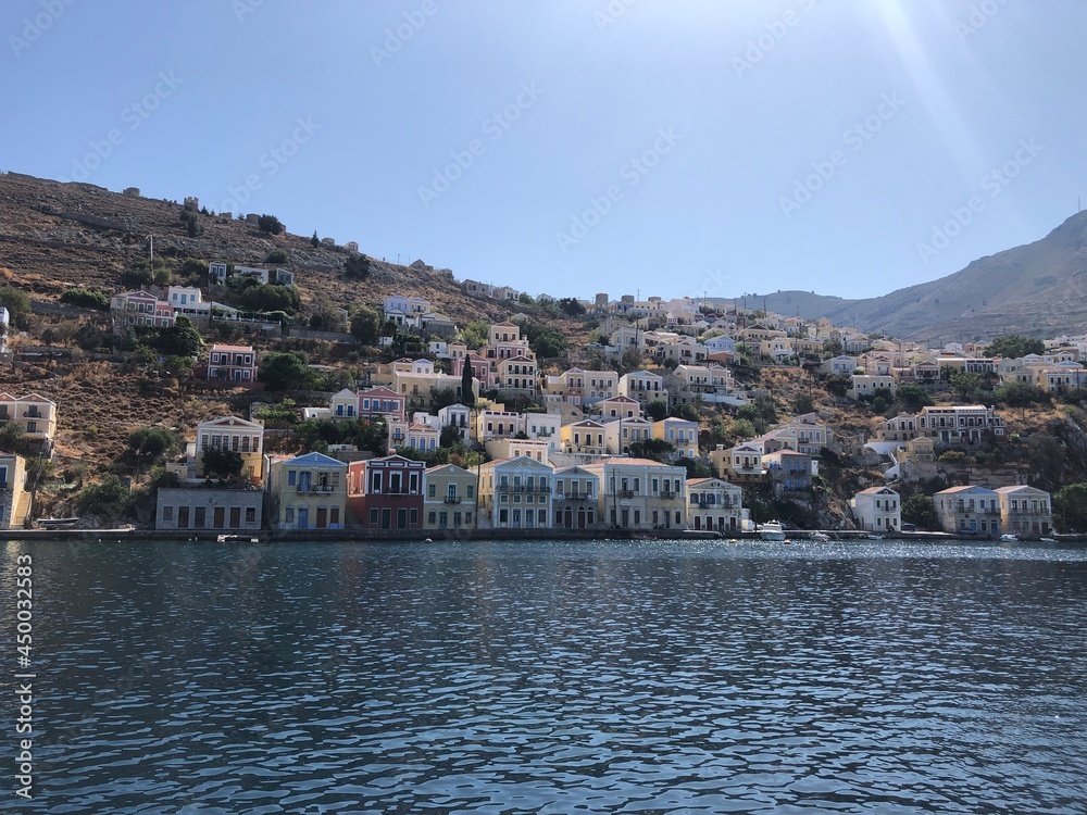 Fototapeta premium Greece, Symi island. Travel to Greece.