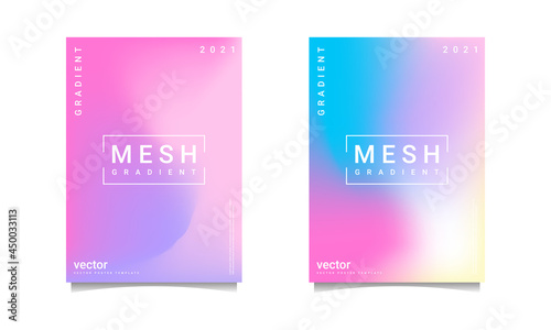 gradation background set, suitable for background, poster, wallpaper, cellphone screen, banner and others