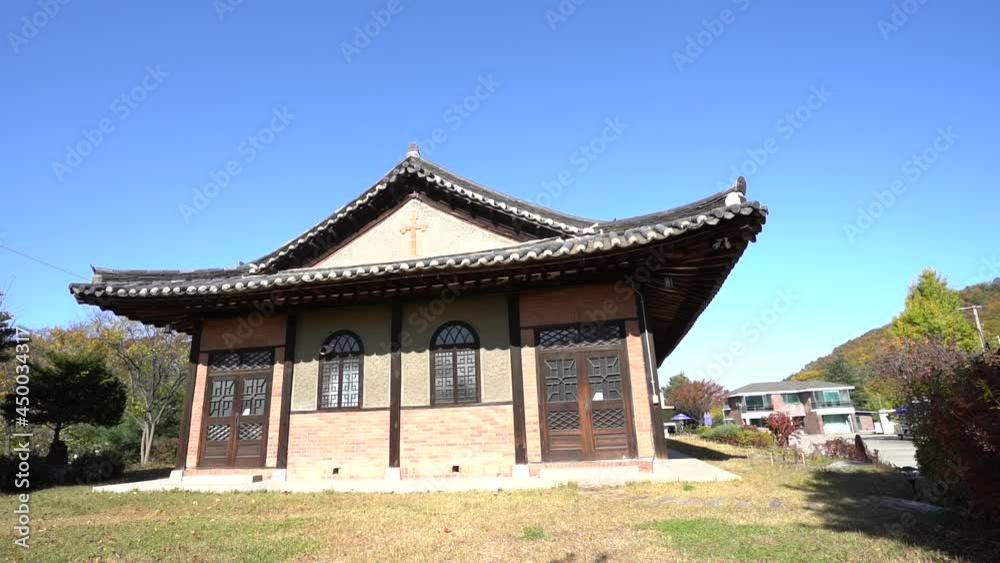 Cheongju Anglican Church is a hanok church of the Anglican Church of Korea located in Cheongju-si, South Korea. Built in 1935, it is also called the Passion Cathedral. Cheongju Anglican Church is a hanok church of the Anglican Church of Korea located in Cheongju-si, South Korea. Built in 1935, it is also called the Passion Cathedral.