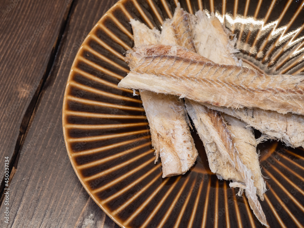 氷下魚 こまい の珍味 酒の肴になる乾物 Stock Photo Adobe Stock