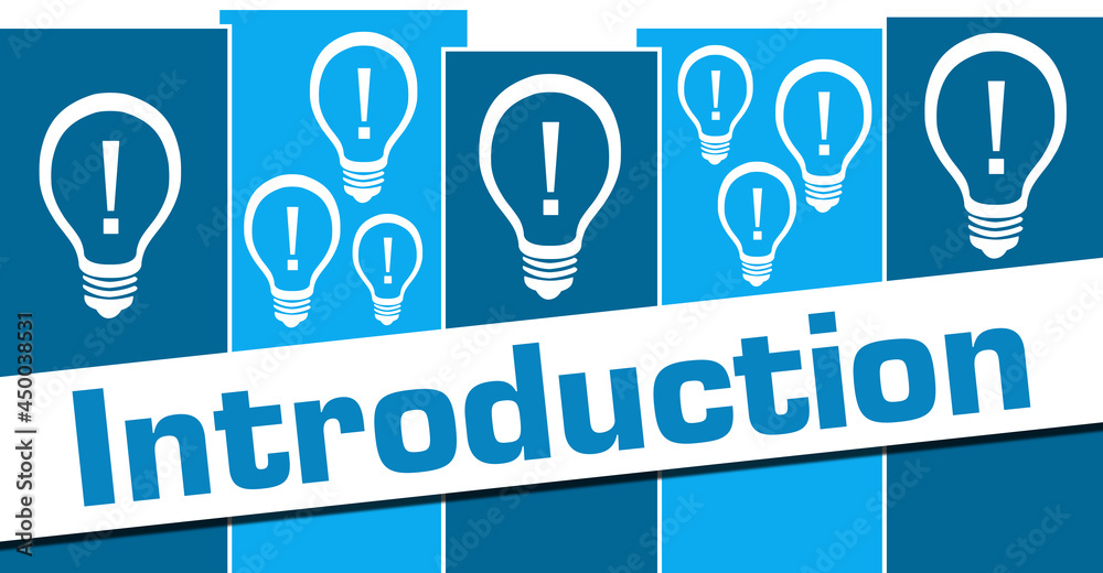 Introduction Blue Vertical Boxes Bulbs Introduction Blue Vertical Boxes Bulbs