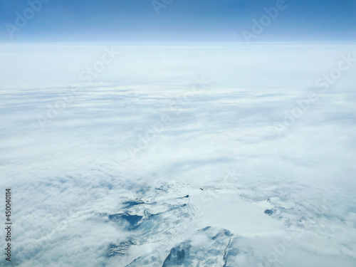 View from above on Iceland