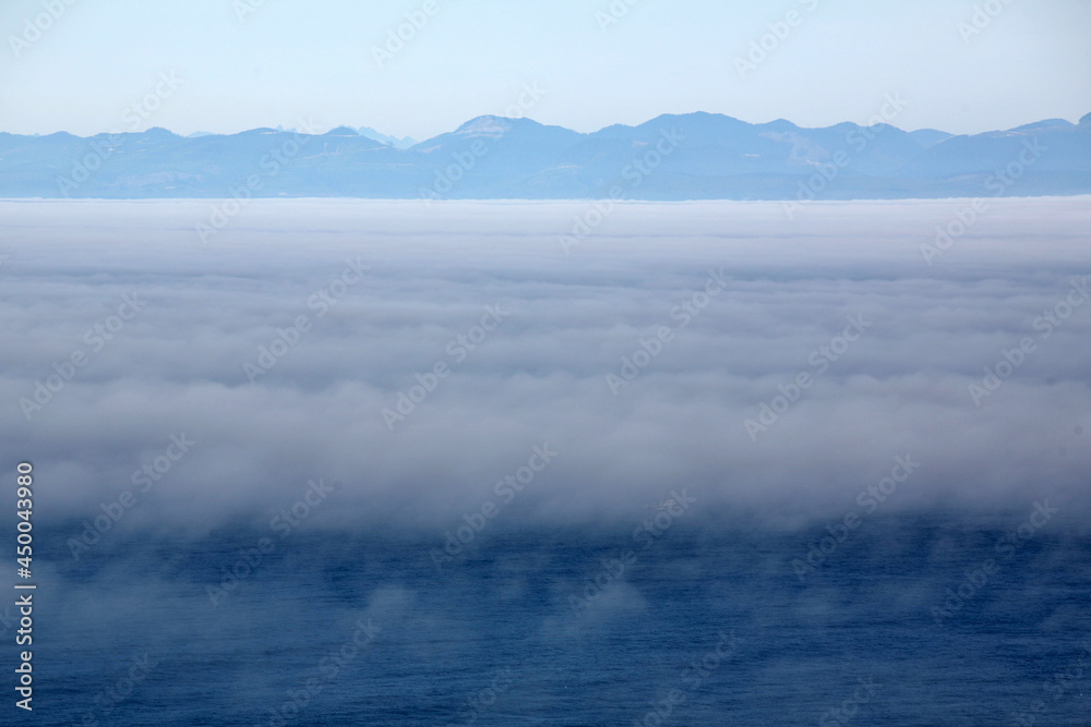 fog on the sea