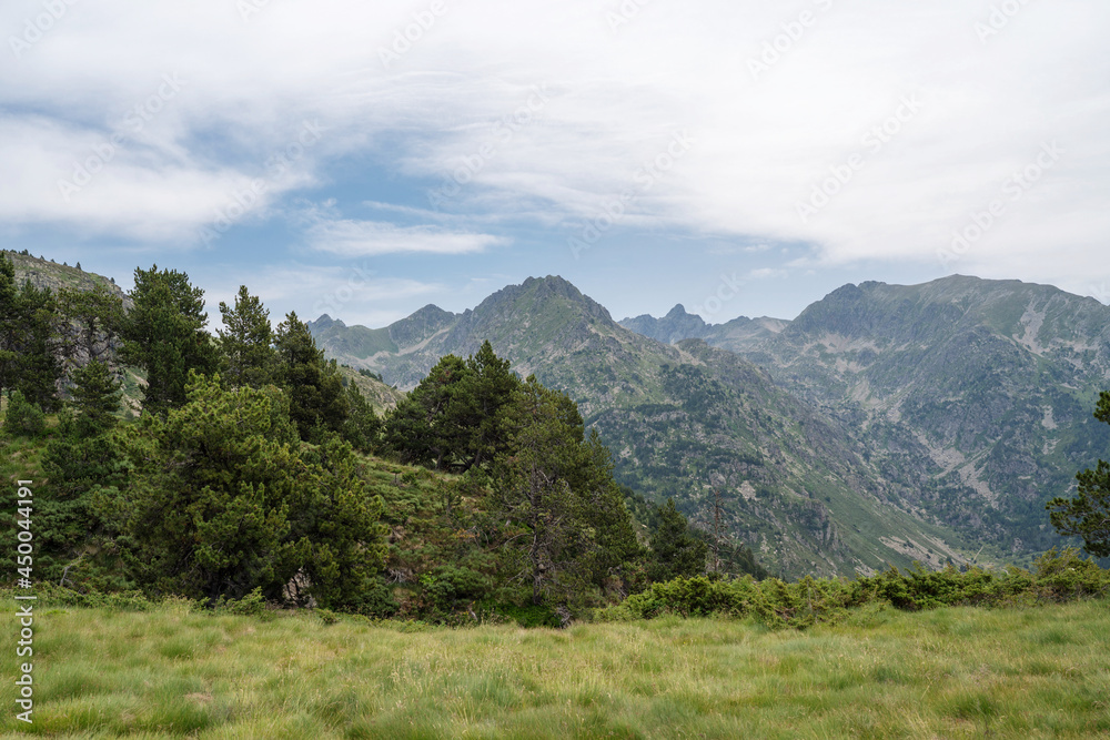 Mountain landscape in Pyrenees