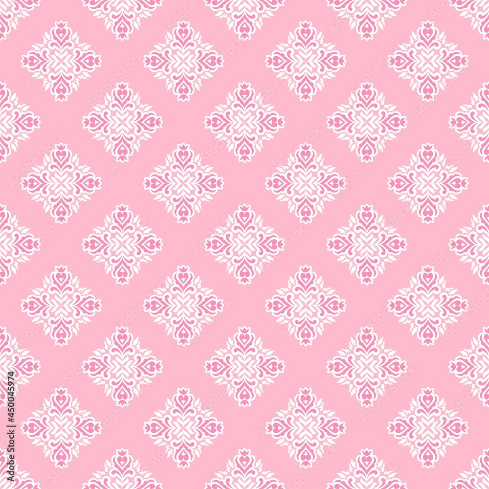 Decorative floral vector seamless pattern design design