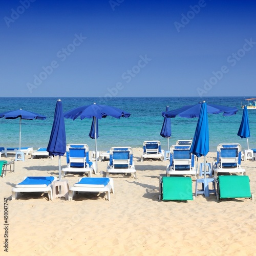 Cyprus beach. Cyprus nature. photo
