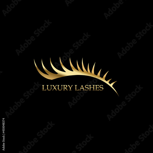 luxury eyelashes logo