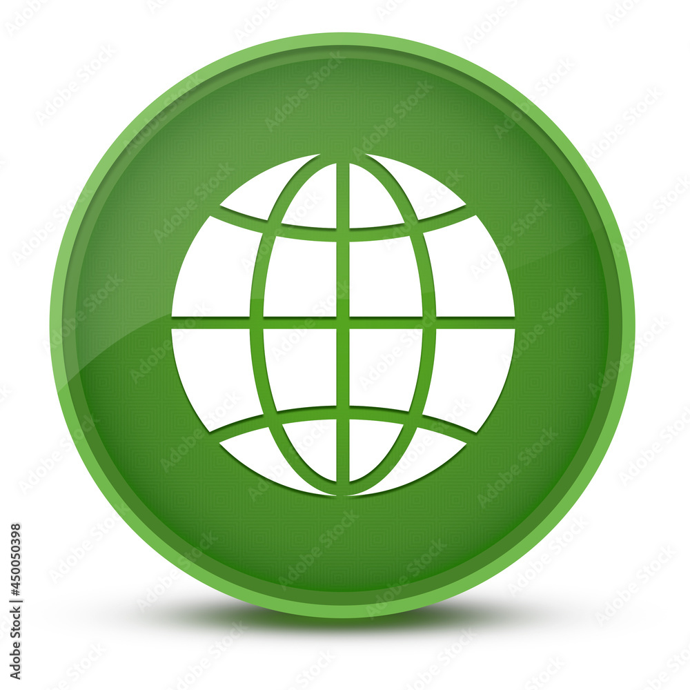 Website luxurious glossy green round button abstract Website luxurious glossy green round button abstract