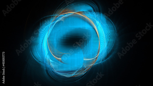 Photos Beautiful Digital Symmetric Fractal cosmic energy vibrant flowing lines and soot