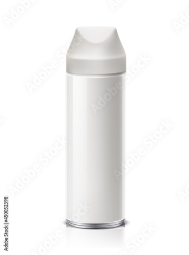 Vector realistic air freshener spray blank mock up