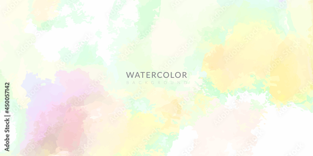 Abstract Water Color Brushed Painted Background. Abstract Watercolor brush stroked painting. Soft water colored texture abstract background. 