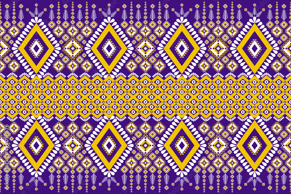 Seamless geometric ethnic asian oriental and tradition pattern design for texture and background. Silk and fabric pattern decoration for carpet, clothing, wrapping and wallpaper Seamless geometric ethnic asian oriental and tradition pattern design for texture and background. Silk and fabric pattern decoration for carpet, clothing, wrapping and wallpaper