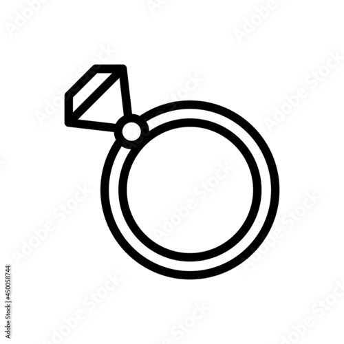 Jewel icon vector set. jewelry illustration sign collection. bijouterie symbol or logo.