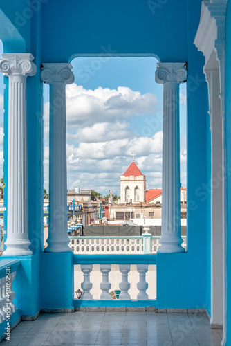 Las Tunas city skyline in Cuba photo