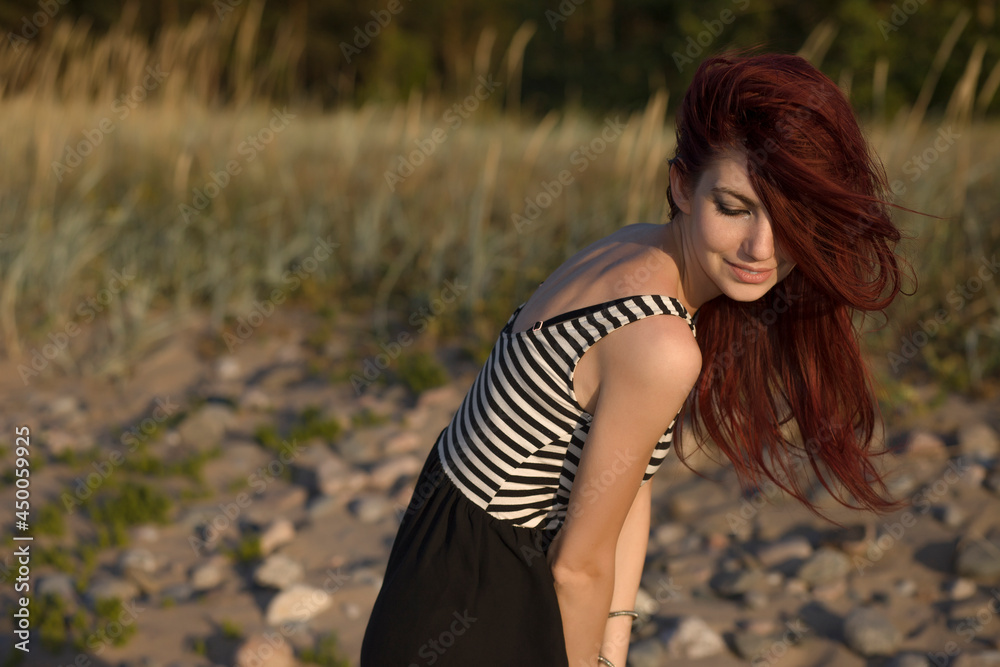 Beautiful woman enjoying summer outdoors Beautiful woman enjoying summer outdoors