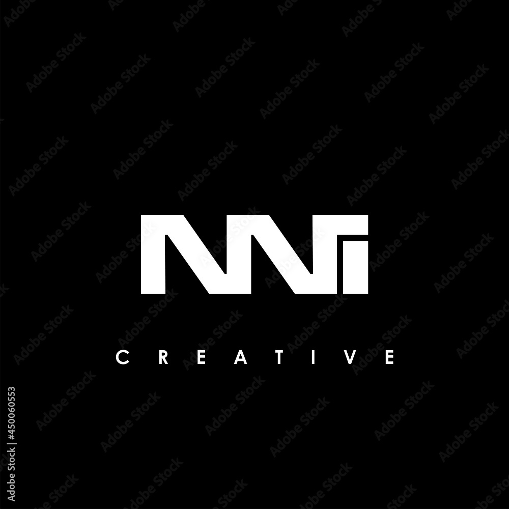 NNI Letter Initial Logo Design Template Vector Illustration