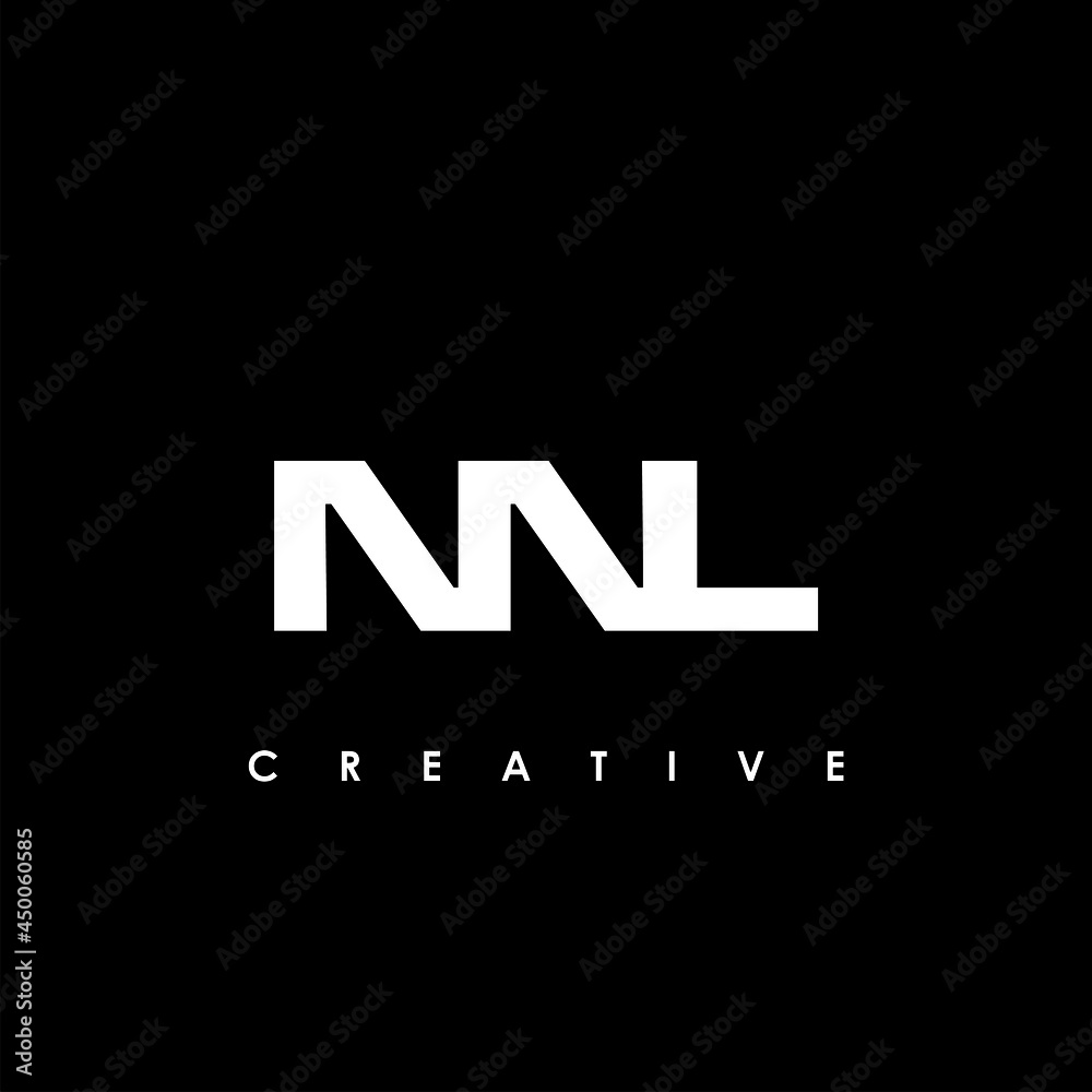 NNL Letter Initial Logo Design Template Vector Illustration