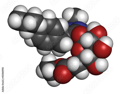 Remogliflozin etabonate drug molecule. 3D rendering. photo