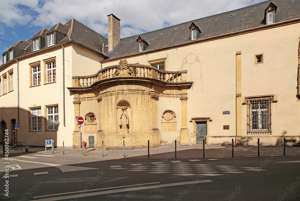 Metz, France. The building on St. Nicolas square