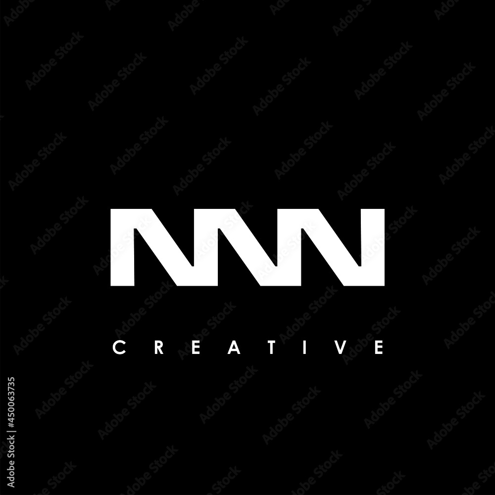 NNN Letter Initial Logo Design Template Vector Illustration