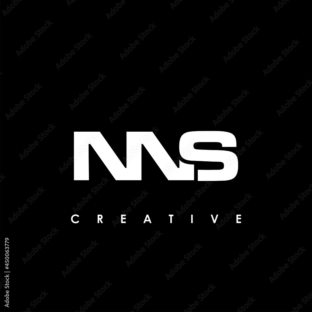 NNS Letter Initial Logo Design Template Vector Illustration