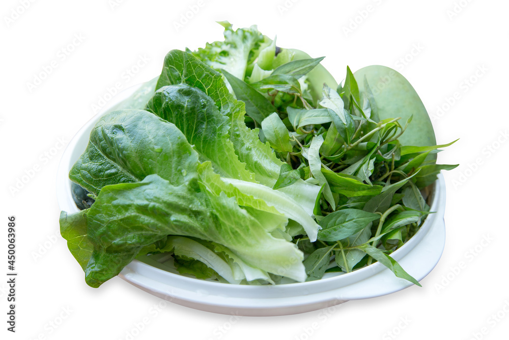 Die cut of Mixed vegetable on white isolated Die cut of Mixed vegetable on white isolated